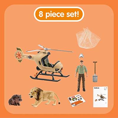 Schleich wild life reddingshelikopter voor dieren 42476