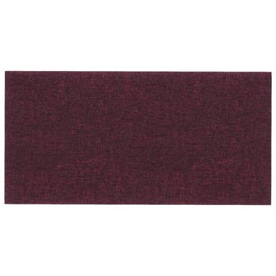 VidaXL Wandpanelen 12 st 0,54 m² 30x15 cm stof paars