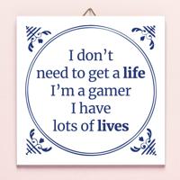 Tegeltje I&apos;m A Gamer - thumbnail