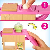 Barbie noodle bar speelset en pop - thumbnail