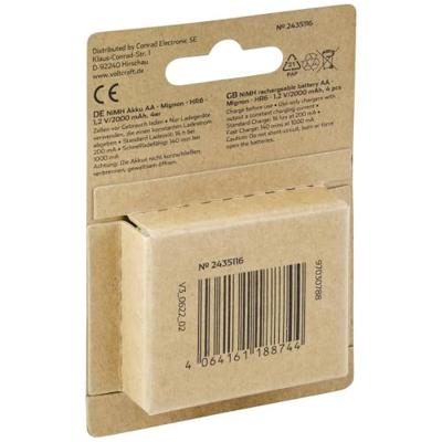 VOLTCRAFT Endurance Oplaadbare AA batterij (penlite) NiMH 2000 mAh 1.2 V 4 stuk(s)