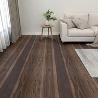 Vloerplanken zelfklevend 55 st 5,11 m² PVC donkerbruin - thumbnail