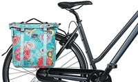 Basil bloom field dubbele fietstas, waterdicht, sky blue, 35l - thumbnail