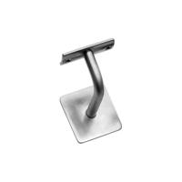 Intersteel Leuninghouder gebogen vierkant vlak zadel - mat zwart - thumbnail