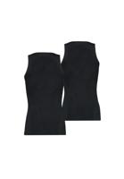2-Pack heren hemden - Basic Tanktop - Katoenen onderhemd slim fit - Ronde hals - Zonder mouwen - thumbnail