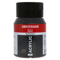 Royal Talens Amsterdam Acrylverf 500 ml - Lampenzwart 702 - thumbnail