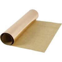 Creativ Company Faux leather papier, b: 49 cm, unikleurig,met folie, 350 gr, roze goud, 1 m/ 1 rol - thumbnail