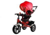 Viking Choice  Driewieler kinderwagen met zonnekap - rood - meegroei peuterfiets - thumbnail