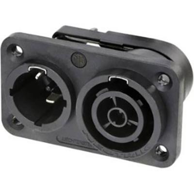 Neutrik NAC3PX-TOP Netstekker Stekker, inbouw, Bus, inbouw Totaal aantal polen: 3 + PE 1 stuk(s)