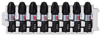 Bosch Accessoires Schroefbitpack Impact Insert | PZ3 | 25 mm | 8 stuks - 2608522378 Bosch Accessoires Schroefbitpack Impact Insert | PZ3 | 25 mm | 8 stuks - 2608522378