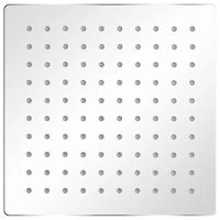 Regendouchekop roestvrij staal 20x20 cm vierkant - thumbnail