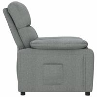 Fauteuil verstelbaar stof donkergrijs - thumbnail