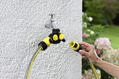 Kärcher Home & Garden 2.645-199.0 Kunststof 2-voudige splitser Steekkoppeling, 24,2 mm (3/4) binnendraad, 18,7 mm (1/2) binnendraad Met reguleerventiel - thumbnail