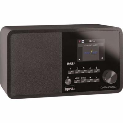 Imperial DABMAN i150 Internetradio Internet, DAB+, VHF (FM) USB, WiFi, LAN, Internetradio Zwart