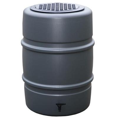 Harcostar kunststof regenton 168 liter antraciet