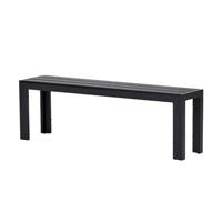 Lisomme Dylan tuinbank zwart - 132 x 30 cm - thumbnail