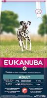 EUKANUBA premium hondenvoer met zalm voor grote rassen - droogvoer voor volwassen honden, 12 kg - thumbnail