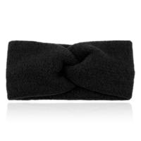 LGT JWLS Zachte Gebreide Oorwarmer Hoofdband - Heerlijk Zacht - Zwart - thumbnail