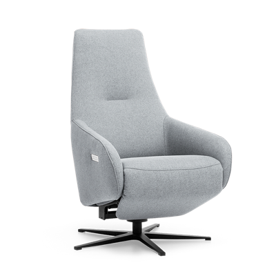 Sta-op Stoel A-100 Lichtblauw Stof Sta-op Stoel A-100 Lichtblauw Stof