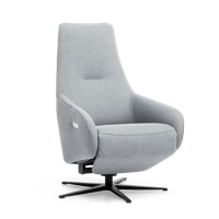 Sta-op Stoel A-100 Lichtblauw Stof - thumbnail