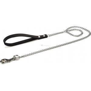 Beeztees Chroom riem, 3 mm x 120 cm, zwart
