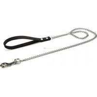 Beeztees Chroom riem, 3 mm x 120 cm, zwart - thumbnail