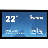 Iiyama ProLite TF2234MC-B7X LCD-monitor Energielabel F (A - G) 54.6 cm (21.5 inch) 1920 x 1080 Pixel 16:9 8 ms HDMI, DisplayPort, VGA, USB IPS LCD - thumbnail