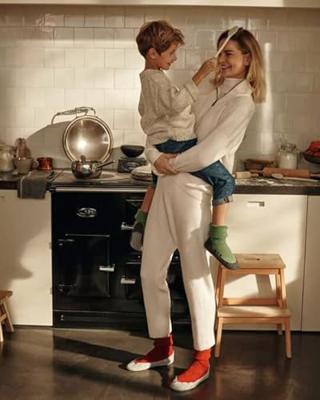 Falke Cosyshoe Dames Slof Off-White 41-42 - thumbnail
