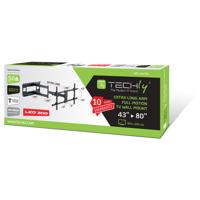 Techly ICA-PLB 490 tv-bevestiging 2,03 m (80") Zwart - thumbnail