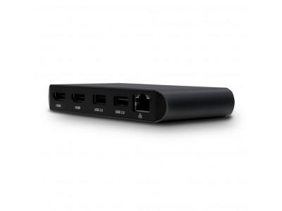CalDigit Thunderbolt 3 Mini Dock (HDMI 2.0) - draagbaar, Bus-gestuurd, 40 Gbs, Dual 4K @ 60Hz, USB 3.0 & 2.0, GbE LAN. Compatibel met Thunderbolt 3 Mac en pc (Dual HDMI 2.0).