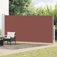 VidaXL Tuinscherm uittrekbaar 180x500 cm bruin - thumbnail
