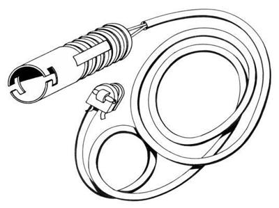 Waarschuwingscontact, remvoering-/blokslijtage 39535