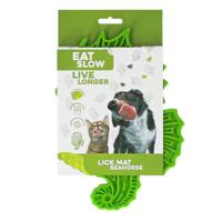 Eat Slow Live Longer Lick Mat Seahorse Groen - thumbnail