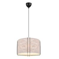Hanglamp wit zwart papieren kap E27 fitting &apos;Nordlux Cardine 50&apos; - thumbnail