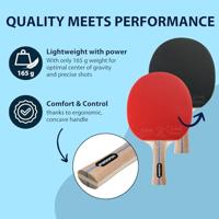 HUDORA tafeltennis batje - thumbnail