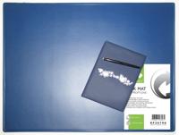 Q-CONNECT onderlegger, ft 53 x 40 cm, blauw - thumbnail