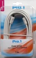Enzo Pro-1 Coax snoer compleet standaard 7.5 meter - 9291408 - thumbnail