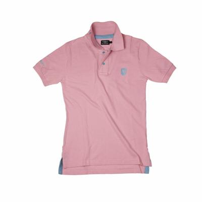 Herenpolo met Korte Mouwen Bobroff Roze Maat XL