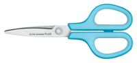 Plus FitCut Curve SMART schaar, 17,5 cm, blauw, op blister - thumbnail