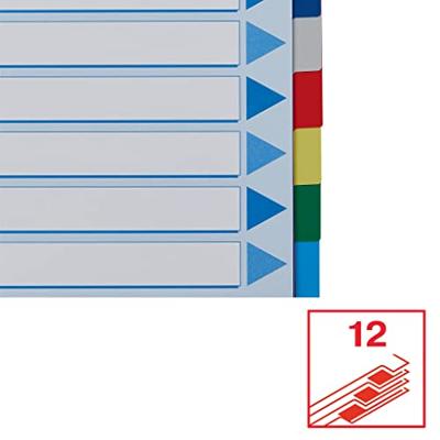 Esselte tabbladen 12 tabs