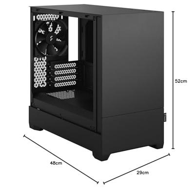 Fractal Design Pop Mini Silent Black TG Clear Tint - thumbnail