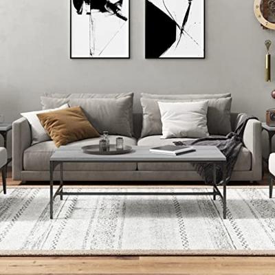 Salontafel 80x50x35 cm bewerkt hout grijs sonoma Salontafel 80x50x35 cm bewerkt hout grijs sonoma