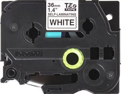 Brother TZESL261 Labeltape zelflaminerend Tapekleur: Wit Tekstkleur: Zwart 36 mm 8 m Brother TZESL261 Labeltape zelflaminerend Tapekleur: Wit Tekstkleur: Zwart 36 mm 8 m