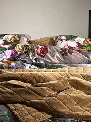Essenza Fleur taupe Dekbedovertrek Essenza Fleur taupe Dekbedovertrek