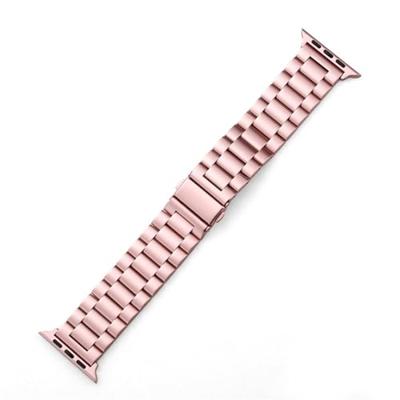 Stalen schakelband - Rosé pink - Geschikt voor Apple watch 44mm / 45mm / 46mm / 49mm