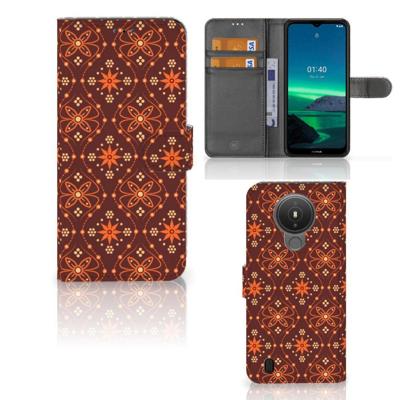 Nokia 1.4 | Telefoon Hoesje | Batik Brown Nokia 1.4 | Telefoon Hoesje | Batik Brown