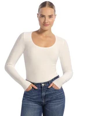 Ten Cate Secrets Onzichtbaar ondershirt dames lange mouw - Naadloos