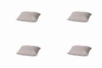 Kussen 60x60 Linnen piping Panama linnen (4 stuks) Madison - Madison - thumbnail