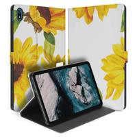Uniek Nokia T20 Tablethoesje met Stand - Zonnebloemen Design | B2C Telecom - thumbnail