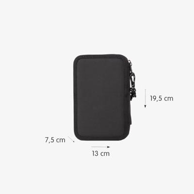 Dubbele etui Milan Sunset Zwart Groen 19,5 x 13 x 5 cm 36 Onderdelen